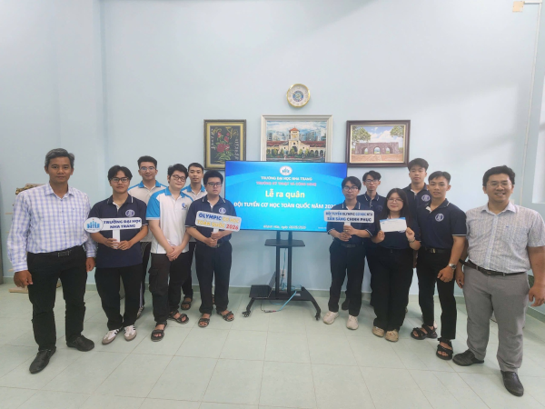 Lễ ra quân Đội tuyển Cơ học năm 2026