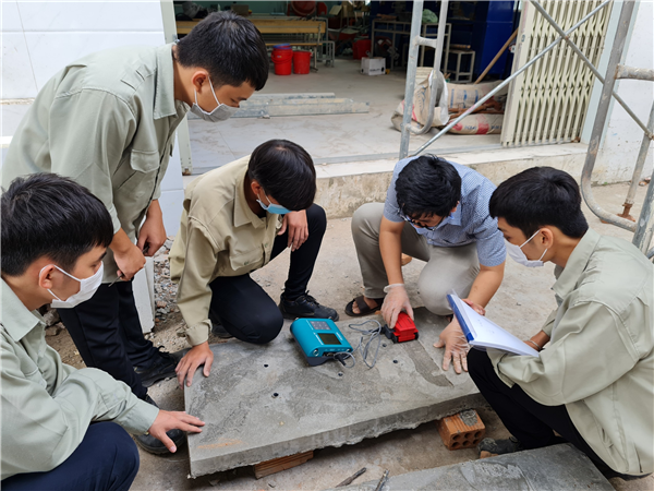 Kết thúc đợt Thực tập công nhân xây dựng tại trường (từ 20/12 đến 31/12/2021)