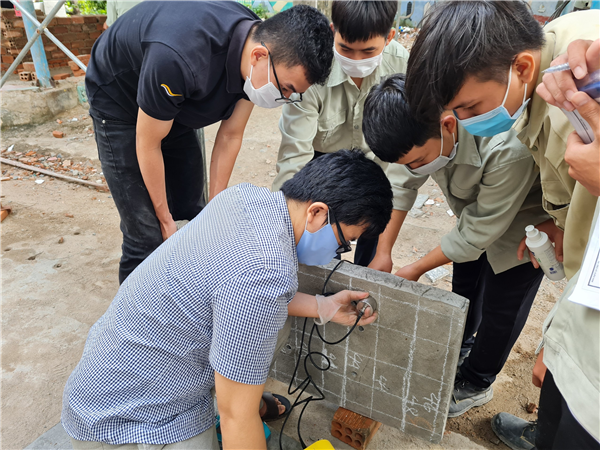 Kết thúc đợt Thực tập công nhân xây dựng tại trường (từ 20/12 đến 31/12/2021)