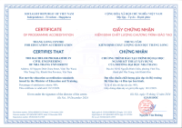 Giấy chứng nhận Kiểm định chất lượng Chương trình đào tạo